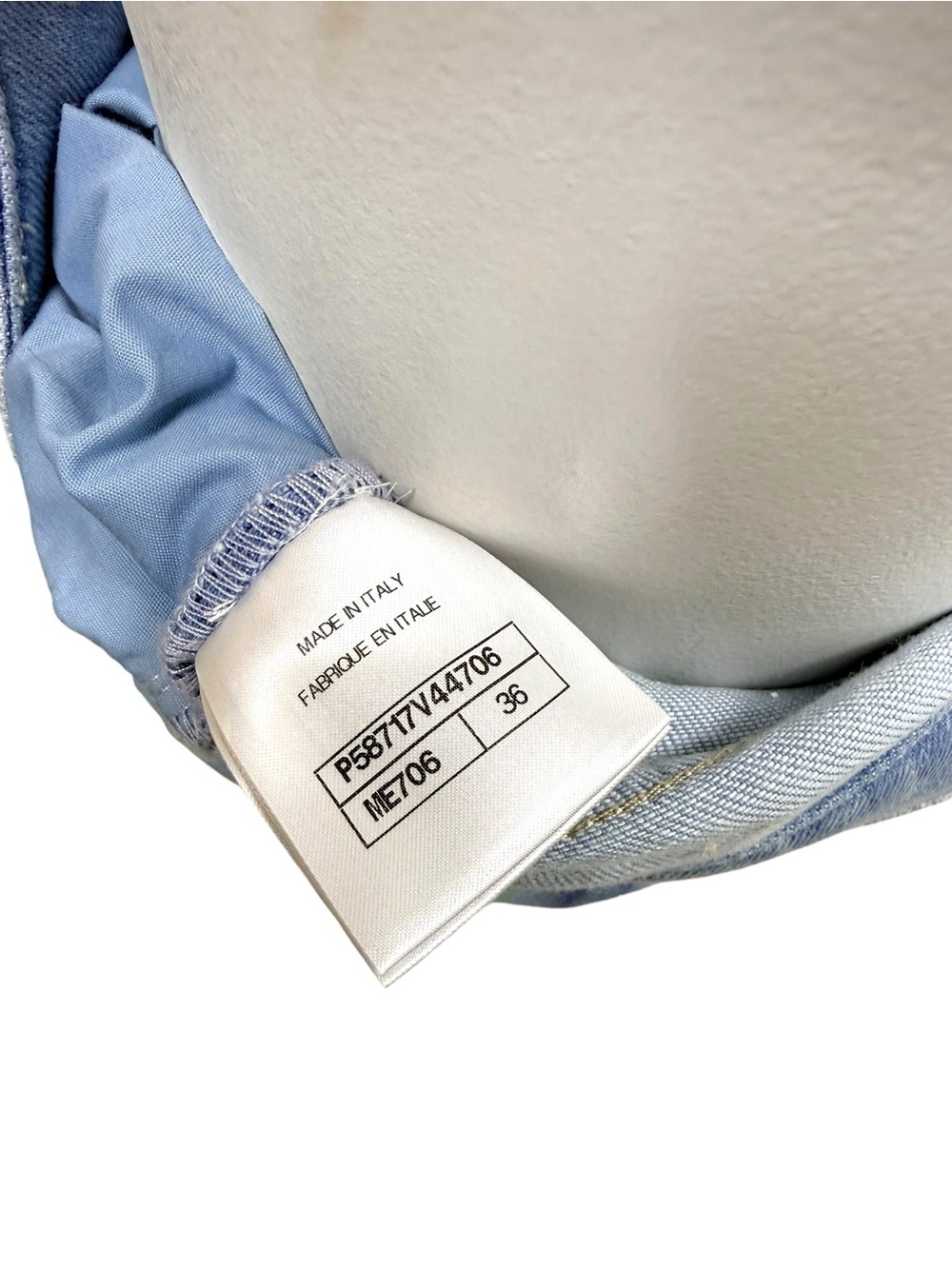 Chanel Spring 2006 Striped Denim Jeans FR 36 - Picture 8 of 9